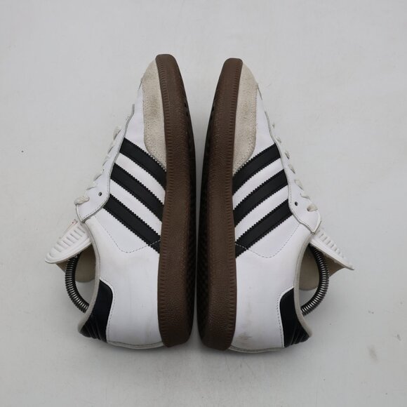 Adidas Samba Classic Sneakers Men's US Size 8 White Black White 772109 - Picture 6 of 9
